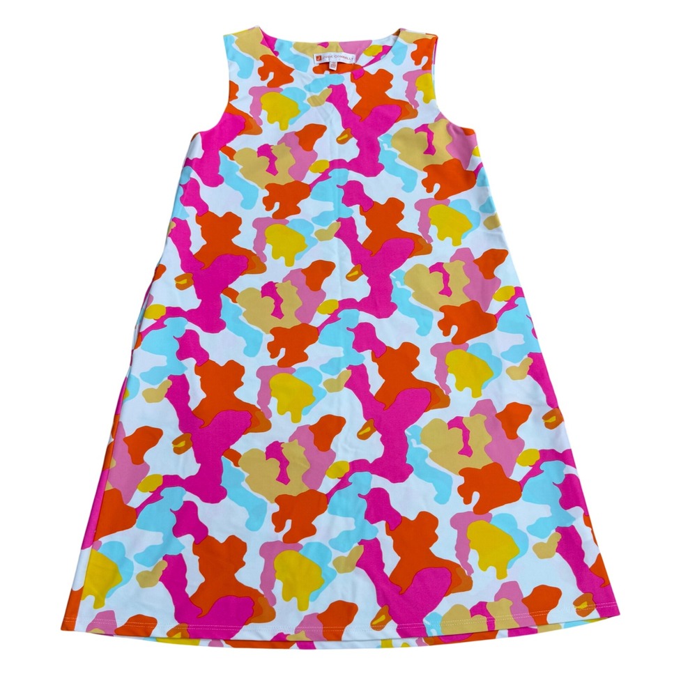 Jude Connally Sleeveless Shift Dress Women XS Summer Vacation Luxury